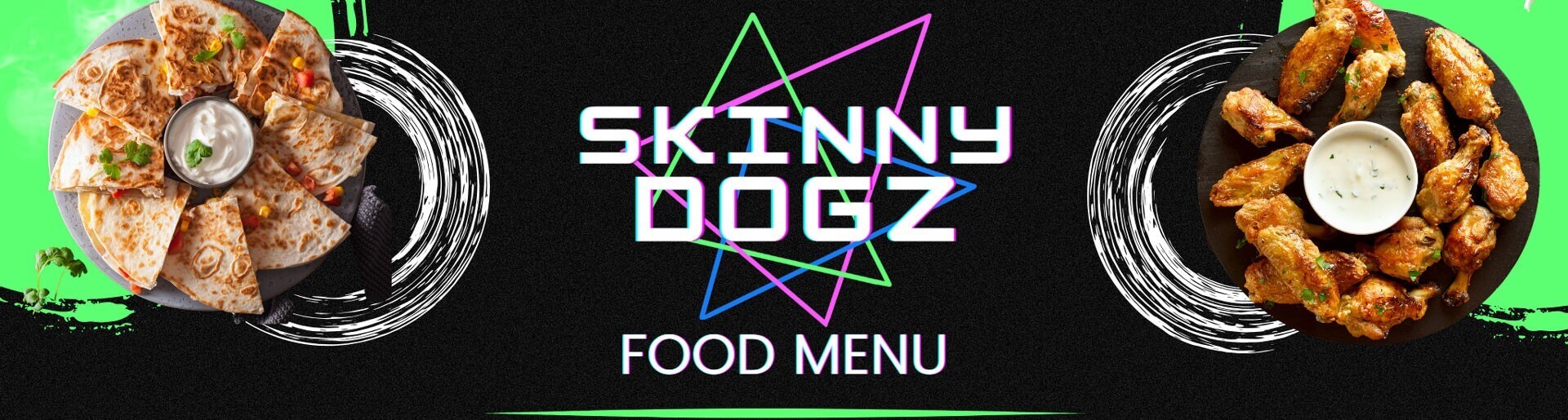  Menu for skinny dogs featuring a variety of nutritious food options.